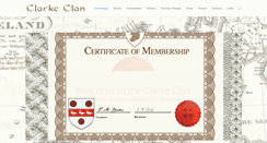 Desktop Screenshot of clanclarke.com